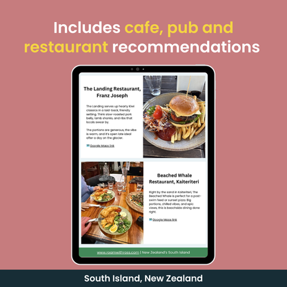 New Zealand South Island Guide & Map