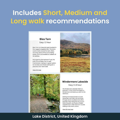 Lake District Digital Map and Guide