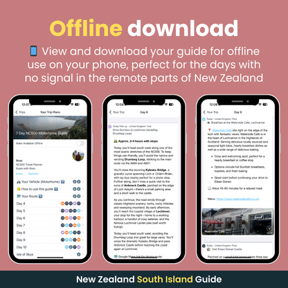 New Zealand South Island Guide & Map