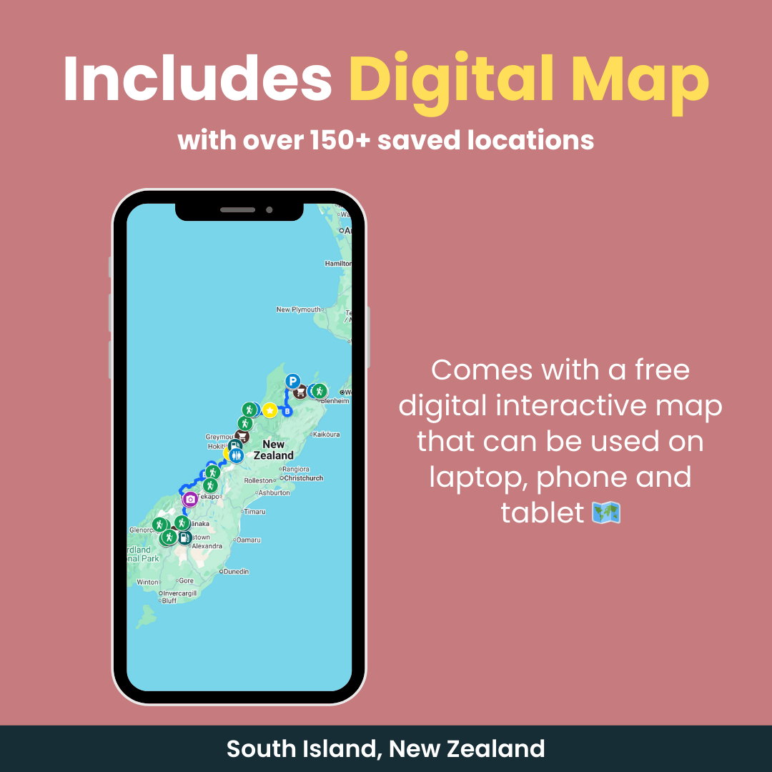New Zealand South Island Guide & Map