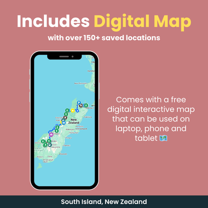 New Zealand South Island Guide & Map