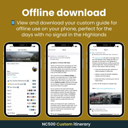 North Coast 500 Personalised Itinerary