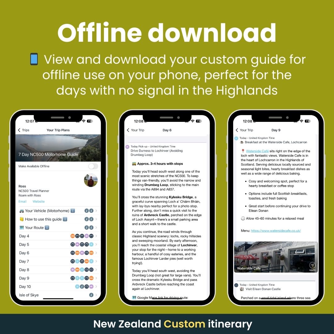 New Zealand Personalised Itinerary 🇳🇿