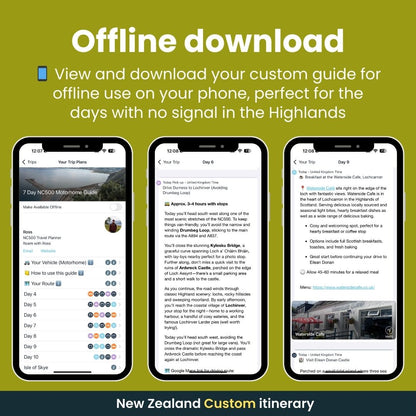 New Zealand Personalised Itinerary 🇳🇿