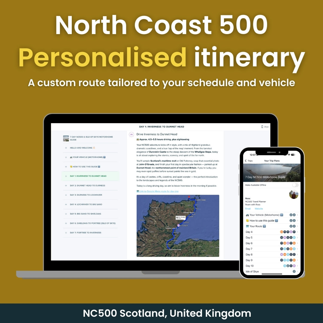 North Coast 500 Personalised Itinerary