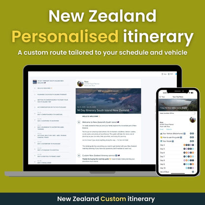 New Zealand Personalised Itinerary 🇳🇿